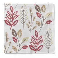 Tissue Serviette Cedrik in Bordeaux-Braun, 40 x 40 cm, 100 Stück - Mank Tissue Serviette Cedrik in Bordeaux-Braun, 40 x 40 cm, 100 Stück - Mank