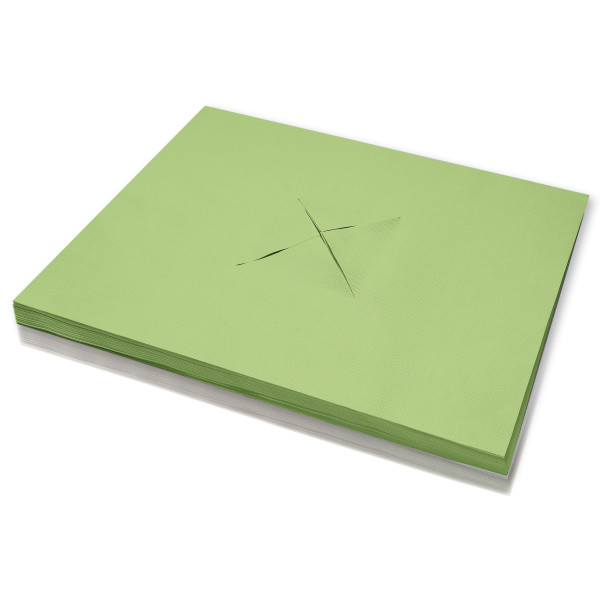 Massageliegen-Gesichtsauflagen aus Soft Vlies 100 gsm 400x305 mm, 50 Stück, ca. 400x waschbar avocad
