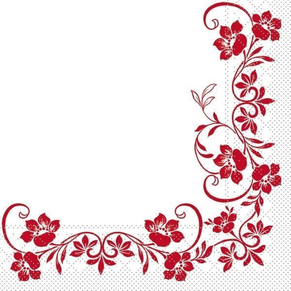 Tissue Serviette Katja, 33 x 33 cm, 100 Stück - Mank