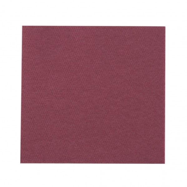 Softpoint Mini-Cocktail Serviette in Bordeaux, 20 x 20 cm, 100 Stück - Mank