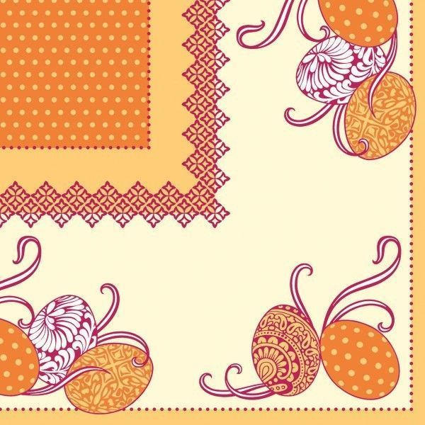 Softpoint Serviette Andy in Gelb, 40 x 40 cm, 50 Stück - Mank