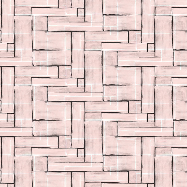 Airlaid Tischdecke Theo Rosé-Schwarz, 80 x 80 cm, 20 Stück - Mank