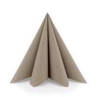 Airlaid Serviette Beige Grey, 40 x 40 cm, 50 Stück - Mank Airlaid Serviette Beige Grey, 40 x 40 cm, 50 Stück - Mank