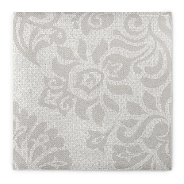 Airlaid Serviette Rex in Silber-Grau, 40 x 40 cm, 50 Stück - Mank