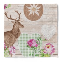 Tissue Serviette Waldemar, 33 x 33 cm, 100 Stück Tissue Serviette Waldemar, 33 x 33 cm, 100 Stück