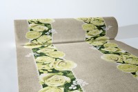 Airlaid Tischläufer Lovely Roses in Gelb 40 cm x 24 m , 1 Stück - Mank Airlaid Tischläufer Lovely Roses in Gelb 40 cm x 24 m , 1 Stück - Mank