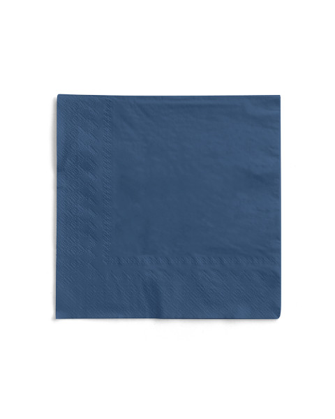 Tissue Serviette Blau, 40 x 40 cm, 100 Stück - Mank