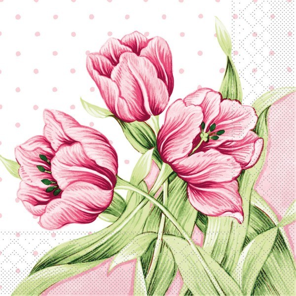 Tissue Serviette Elsa, 40 x 40 cm, 100 Stück - Mank