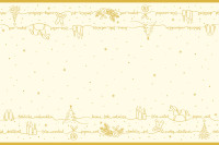Airlaid Tischläufer Ravin in Gold-Champagner, 40 cm x 24 m , 1 Stück - Mank Airlaid Tischläufer Ravin in Gold-Champagner, 40 cm x 24 m , 1 Stück - Mank