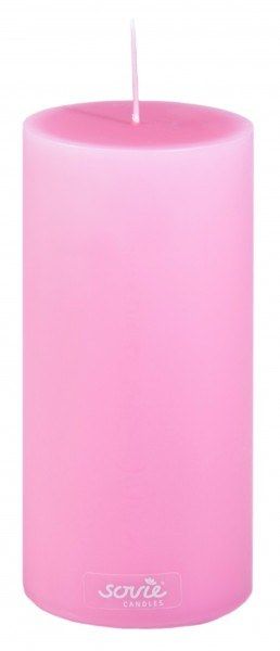 Stumpenkerze Violett, Ø 70 x 150 mm - Brenndauer ca. 82 Stunden