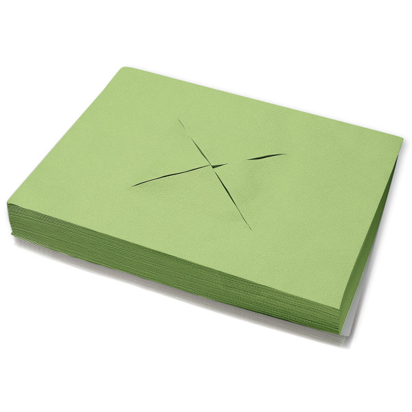 Massageliegen-Gesichtsauflagen aus Soft Vlies 100 gsm 300x210 mm, 50 Stück, ca. 400x waschbar avocad