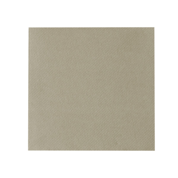 Airlaid Serviette Beige Grey, 24x24cm, 100 Stück - Mank