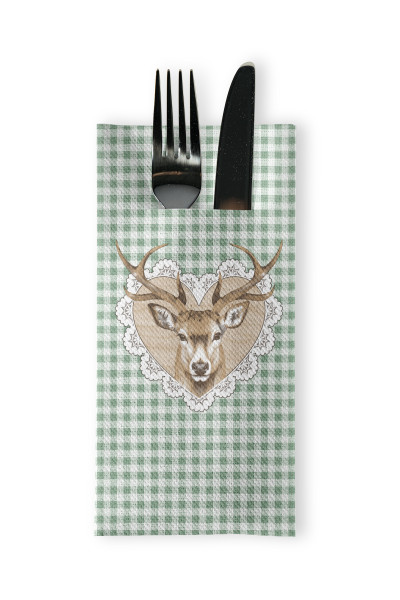 Airlaid Besteckservietten Abigail, 40 x 40 cm, 75 Stück - Mank