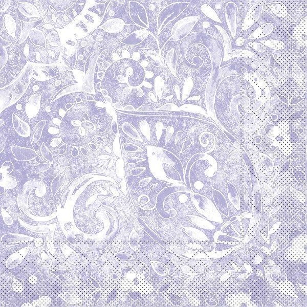 Tissue Serviette Felicia in Taupe, 33 x 33 cm, 100 Stück - Mank