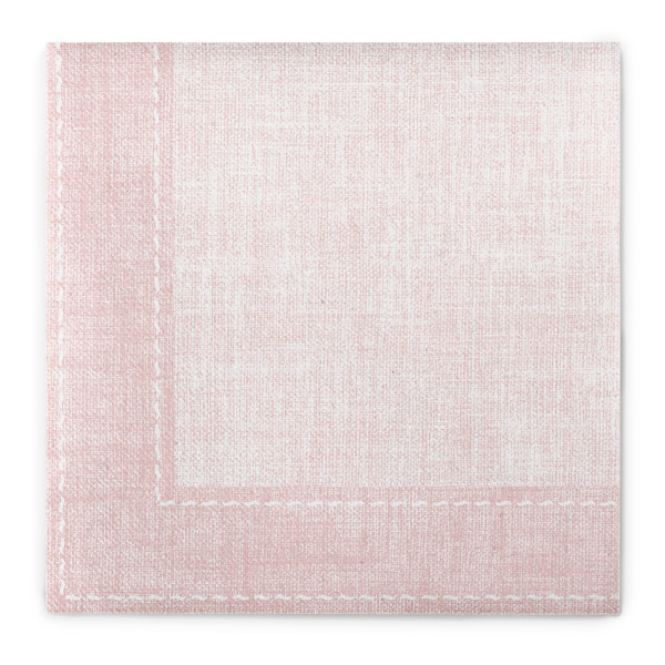 Airlaid Serviette Zione in Rosé, 40 x 40 cm, 50 Stück - Mank