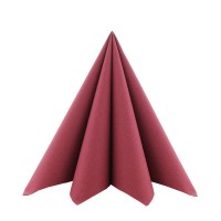 Airlaid Serviette Bordeaux, 40 x 40 cm, 50 Stück - Mank Airlaid Serviette Bordeaux, 40 x 40 cm, 50 Stück - Mank