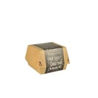 Burger Boxen, Pappe "pure" 6,9 x 6,5 x 6,5 cm "Good Food" mini 50 Stück - Papstar Burger Boxen, Pappe "pure" 6,9 x 6,5 x 6,5 cm "Good Food" mini 50 Stück - Papstar