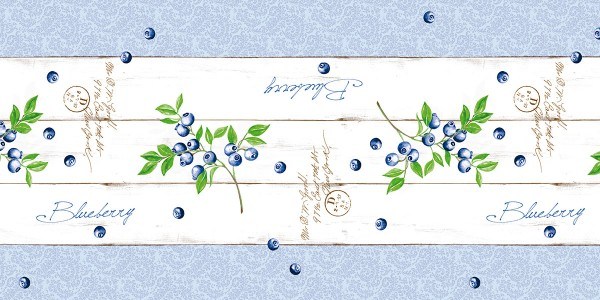 Airlaid Tischläufer Blueberry, 40 cm x 24 m , 1 Stück - Mank