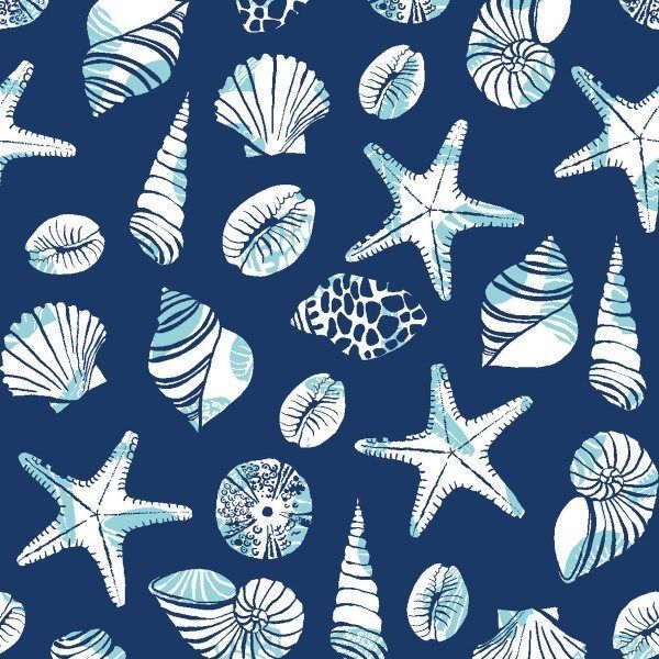 Airlaid Serviette Beach in Blau 40 x 40 cm, 50 Stück - Mank