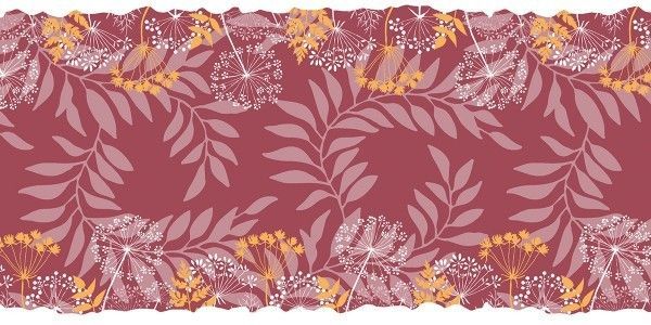 Airlaid Tischläufer Gordon in Bordeaux, 40 cm x 24 m , 1 Stück - Mank