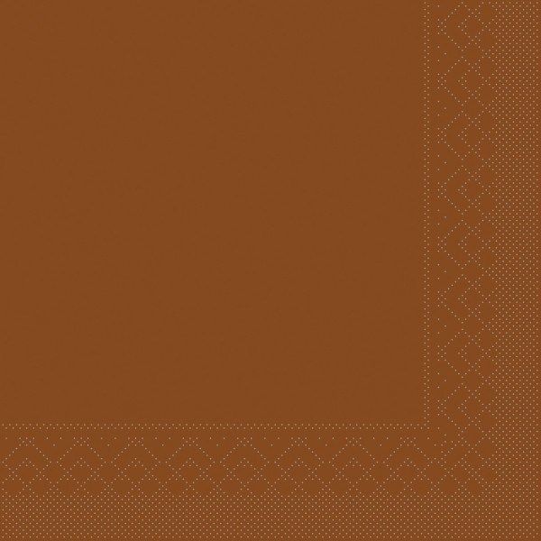 Tissue Serviette Bronze, 33 x 33 cm, 100 Stück - Mank