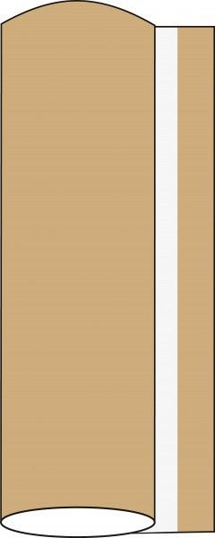 Airlaid Tischdeckenrolle Naturbraun, 120 cm x 40 m, 1 Stück - Mank