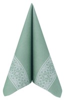 Airlaid Serviette Scarlett in Eukalyptus, 40 x 40 cm, 50 Stück - APARTina Airlaid Serviette Scarlett in Eukalyptus, 40 x 40 cm, 50 Stück - APARTina