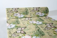 Airlaid Tischläufer Jolie in Grün, 40 cm x 24 m , 1 Stück - Mank Airlaid Tischläufer Jolie in Grün, 40 cm x 24 m , 1 Stück - Mank