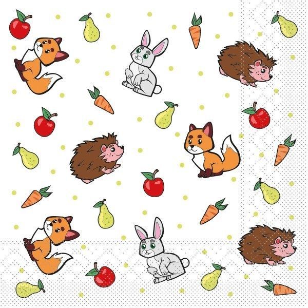 Tissue Serviette Polly, 33 x 33 cm, 100 Stück - Mank