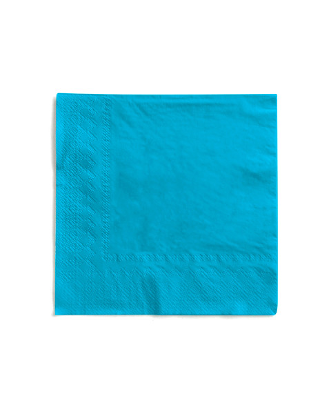 Tissue Serviette Aquablau, 33 x 33 cm, 3-lagig, 100 Stück - Mank