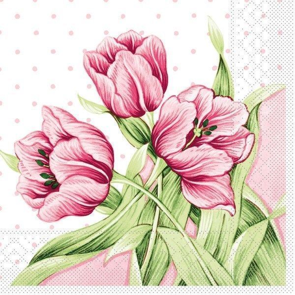 Tissue Serviette Elsa, 33 x 33 cm, 100 Stück - Mank