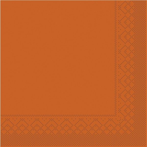 Tissue Serviette Terrakotta, 33 x 33 cm, 100 Stück - Mank