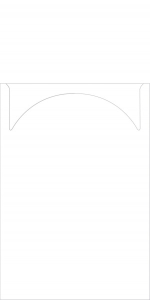 Airlaid Eis-Serviette in weiß, 22 x 19 cm 1/8-Falz, 100 Stück - Mank