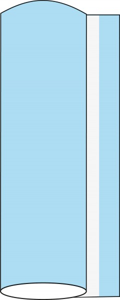 Airlaid Tischdeckenrolle Sky, 120 cm x 40 m, 1 Stück - Mank