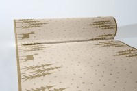 Airlaid Tischläufer Liane in pebble stone, 40 cm x 24 m , 1 Stück - Mank Airlaid Tischläufer Liane in pebble stone, 40 cm x 24 m , 1 Stück - Mank