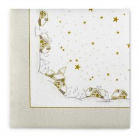 Airlaid Serviette Winterzauber, 40 x 40 cm, 50 Stück - Mank Airlaid Serviette Winterzauber, 40 x 40 cm, 50 Stück - Mank