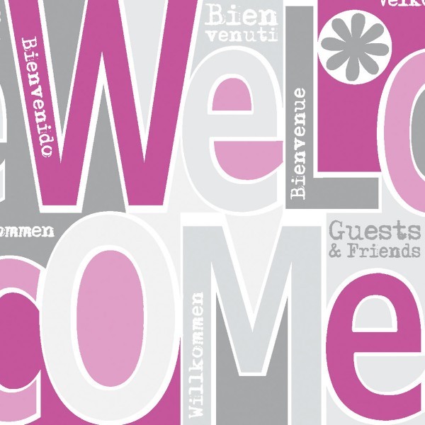 Airlaid Serviette Guest & Friends in Beere-Grau, 40 x 40 cm, 50 Stück - Mank