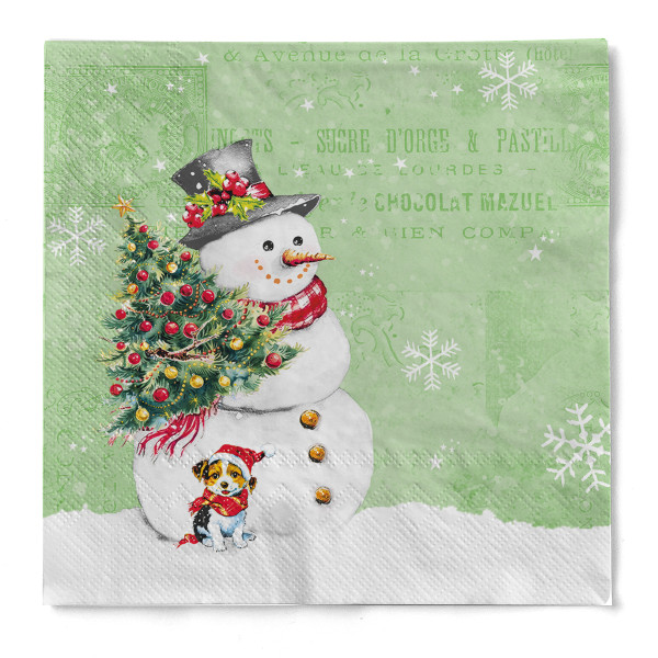 Tissue Serviette Nils, 33 x 33 cm, 3-lagig, 100 Stück - Mank