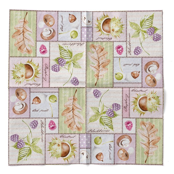 Tissue Serviette Jerry, 33 x 33 cm, 3-lagig, 100 Stück - Mank