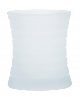 Kerzenglas für Refill Kerzen / Teelichteinsatz, Milchig, Ø 85 mm/H 100 mm, 1 Stück Kerzenglas für Refill Kerzen / Teelichteinsatz, Milchig, Ø 85 mm/H 100 mm, 1 Stück