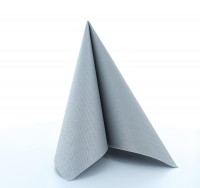 Airlaid Serviette Silber, 40 x 40 cm, 50 Stück - Mank Airlaid Serviette Silber, 40 x 40 cm, 50 Stück - Mank