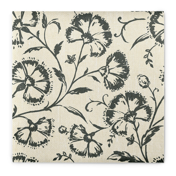 Airlaid Serviette Ines in Pebble Stone-Anthrazit, 40 x 40 cm, 50 Stück - Mank