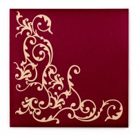 Airlaid Serviette Pomp in Bordeaux-Creme, 40 x 40 cm, 50 Stück - Mank Airlaid Serviette Pomp in Bordeaux-Creme, 40 x 40 cm, 50 Stück - Mank