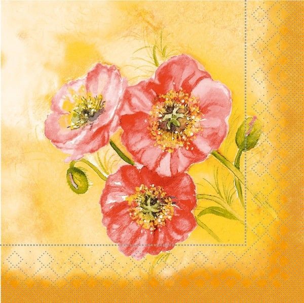 Tissue Serviette Romy, 33 x 33 cm, 100 Stück - Mank
