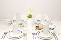 Spanlin-Bio Serviette Femke in Grau-Blau-Eukalyptus, 40 x 40 cm, 30 Stück - Mank Spanlin-Bio Serviette Femke in Grau-Blau-Eukalyptus, 40 x 40 cm, 30 Stück - Mank