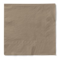 Tissue Serviette Beige Grey, 1/4-Falz, 40 x 40 cm, 100 Stück - Mank Tissue Serviette Beige Grey, 1/4-Falz, 40 x 40 cm, 100 Stück - Mank