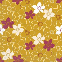 Tissue Serviette Cora in Gold, 33 x 33 cm, 100 Stück - Mank Tissue Serviette Cora in Gold, 33 x 33 cm, 100 Stück - Mank