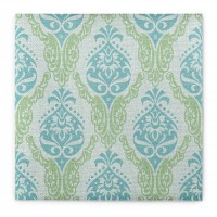 Airlaid Serviette Doris in Grün-Blau,  40 x 40 cm, 50 Stück - Mank Airlaid Serviette Doris in Grün-Blau,  40 x 40 cm, 50 Stück - Mank