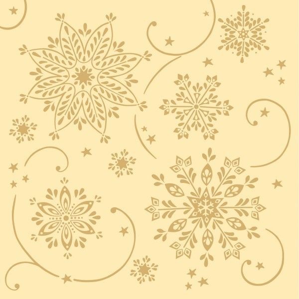 Airlaid Serviette Cristal in Creme, 40 x 40 cm, 50 Stück - Mank