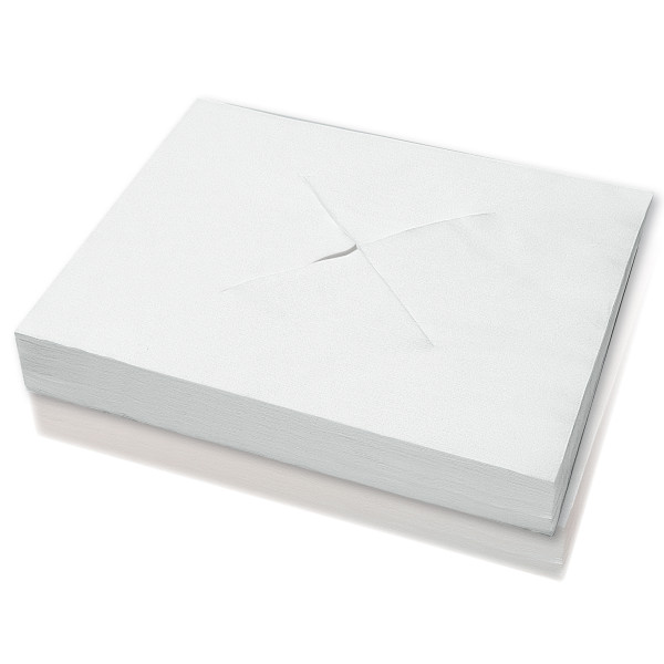 Massageliegen-Gesichtsauflagen aus Vlies Bio 300x210 mm, 100 Stück